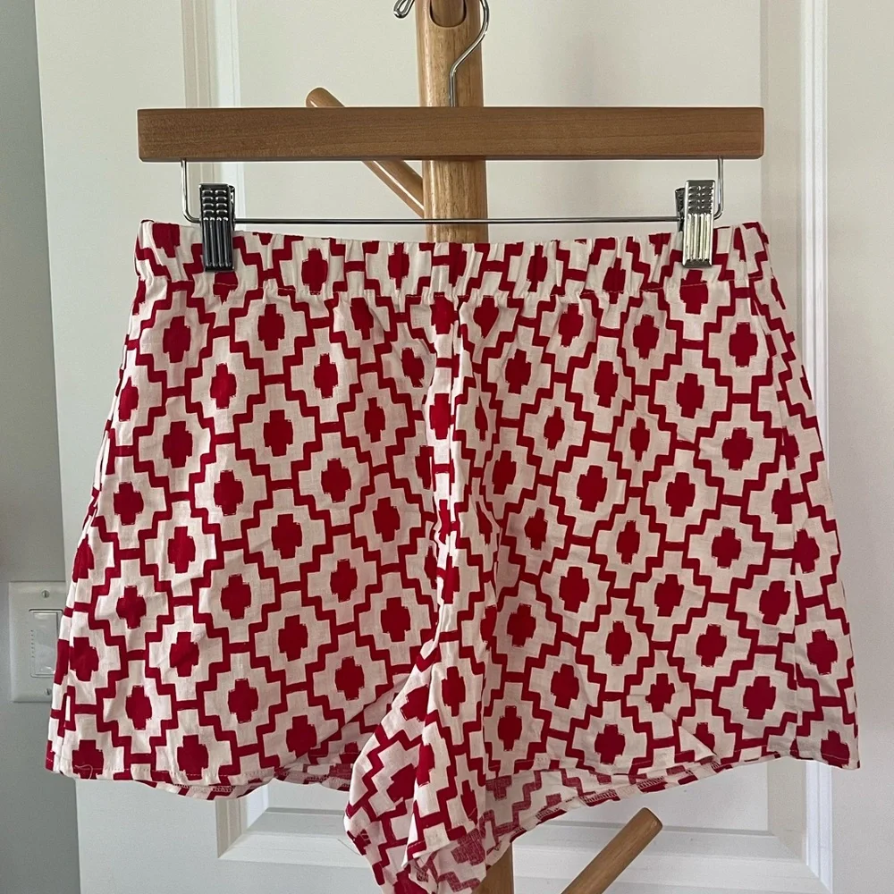 Target Pink and White Geometric Women’s Shorts Set